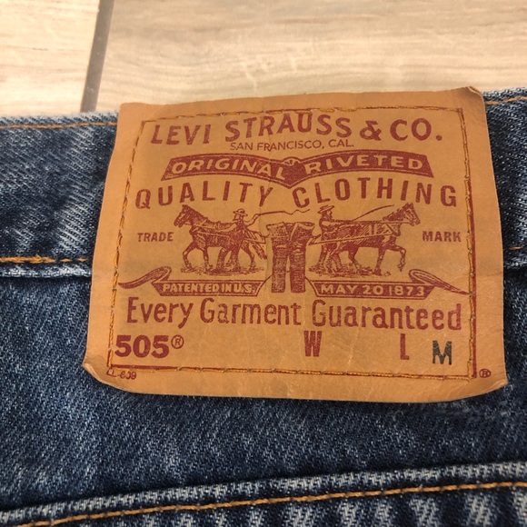 505 slim fit straight leg 11 jr m Levis jeans - Picture 3 of 4